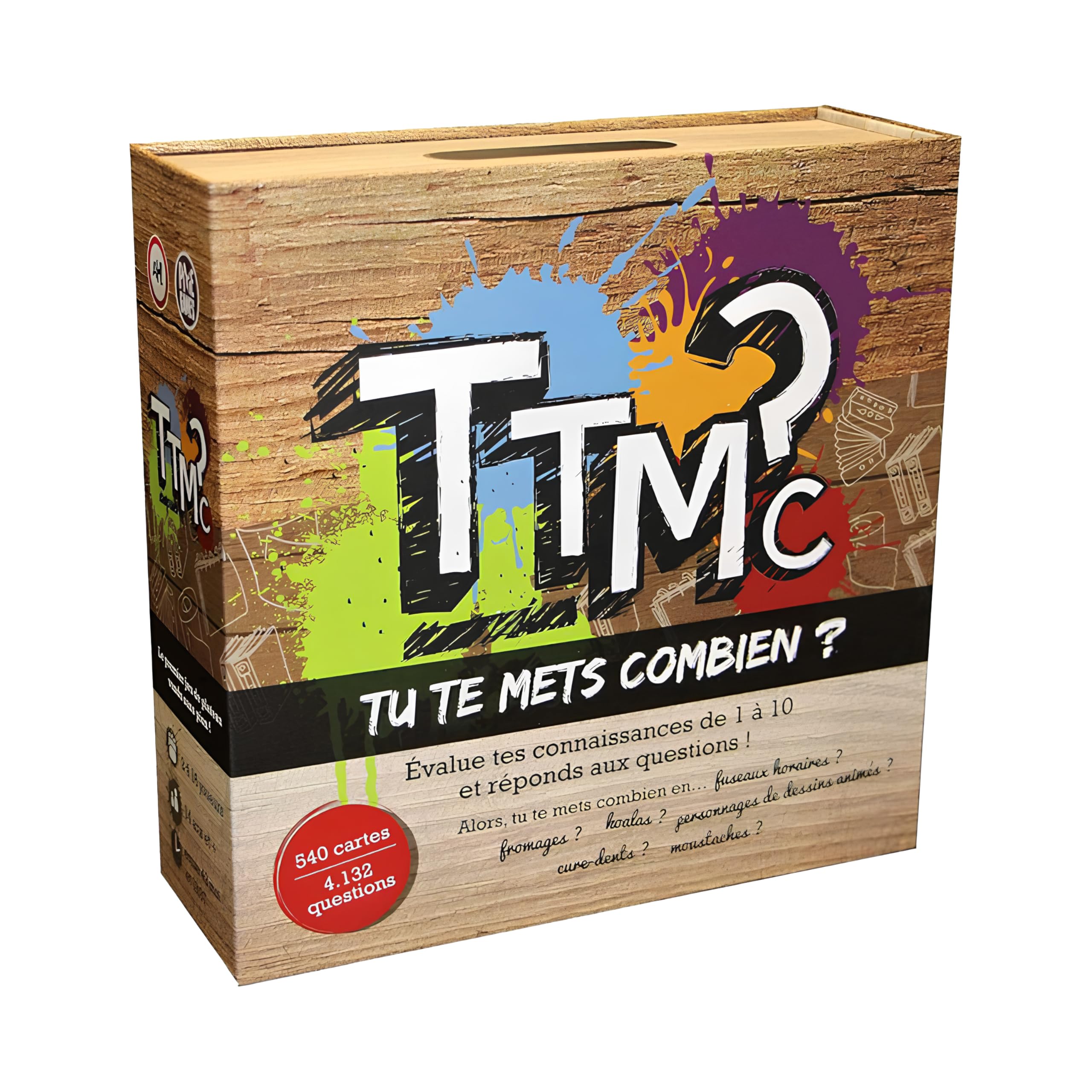 TTMC - Tu Te Mets Combien ? - Board Game - General Culture Quiz (French Version)