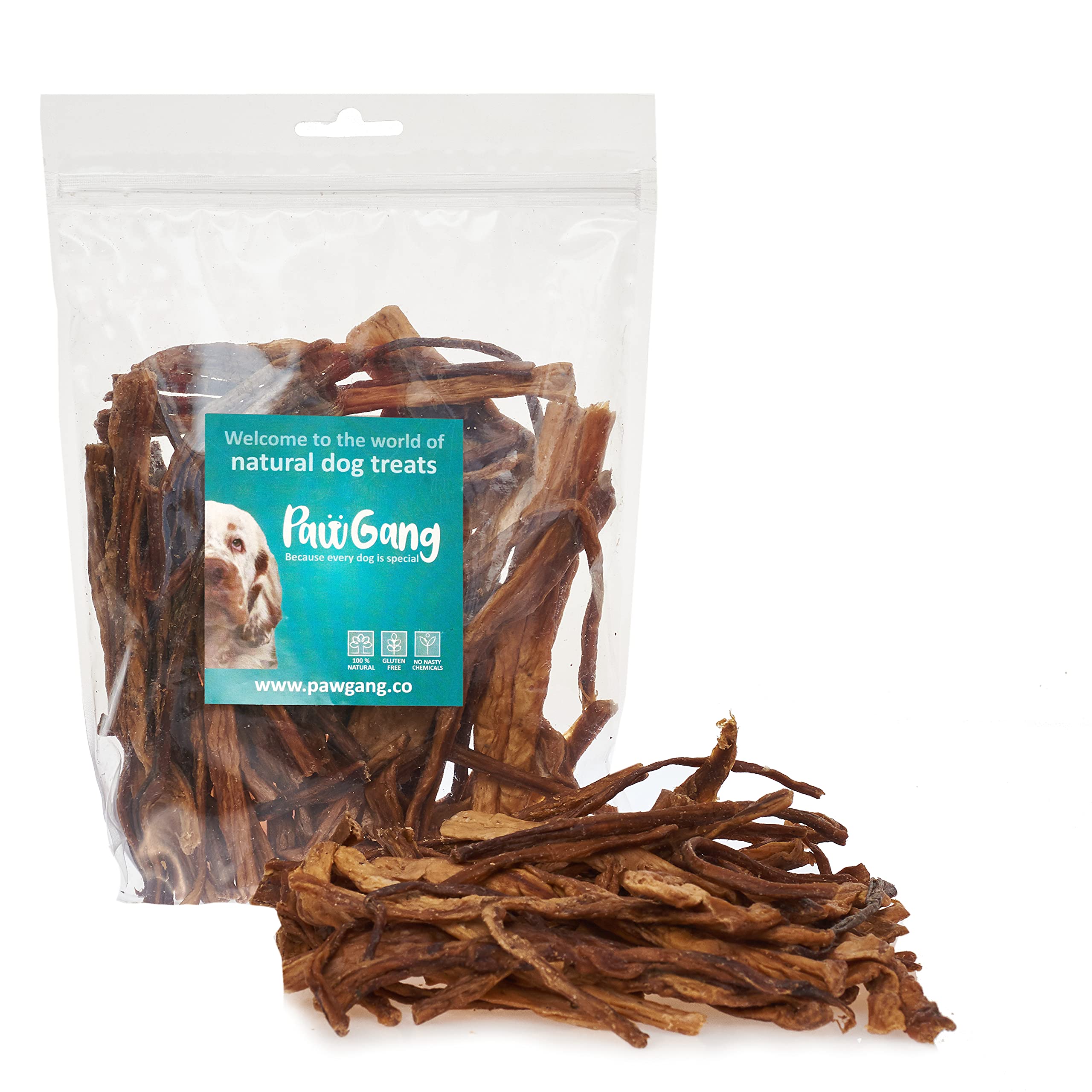 PawGang - Soft Buffalo Sticks 200g - 100% Natural Treats for Dogs Puppies Young Adult Old Small Large Dog - Air Dried Chews Snacks - Healthy Hypoallergenic - Low Fat Grain Free - BARF Raw — image 1