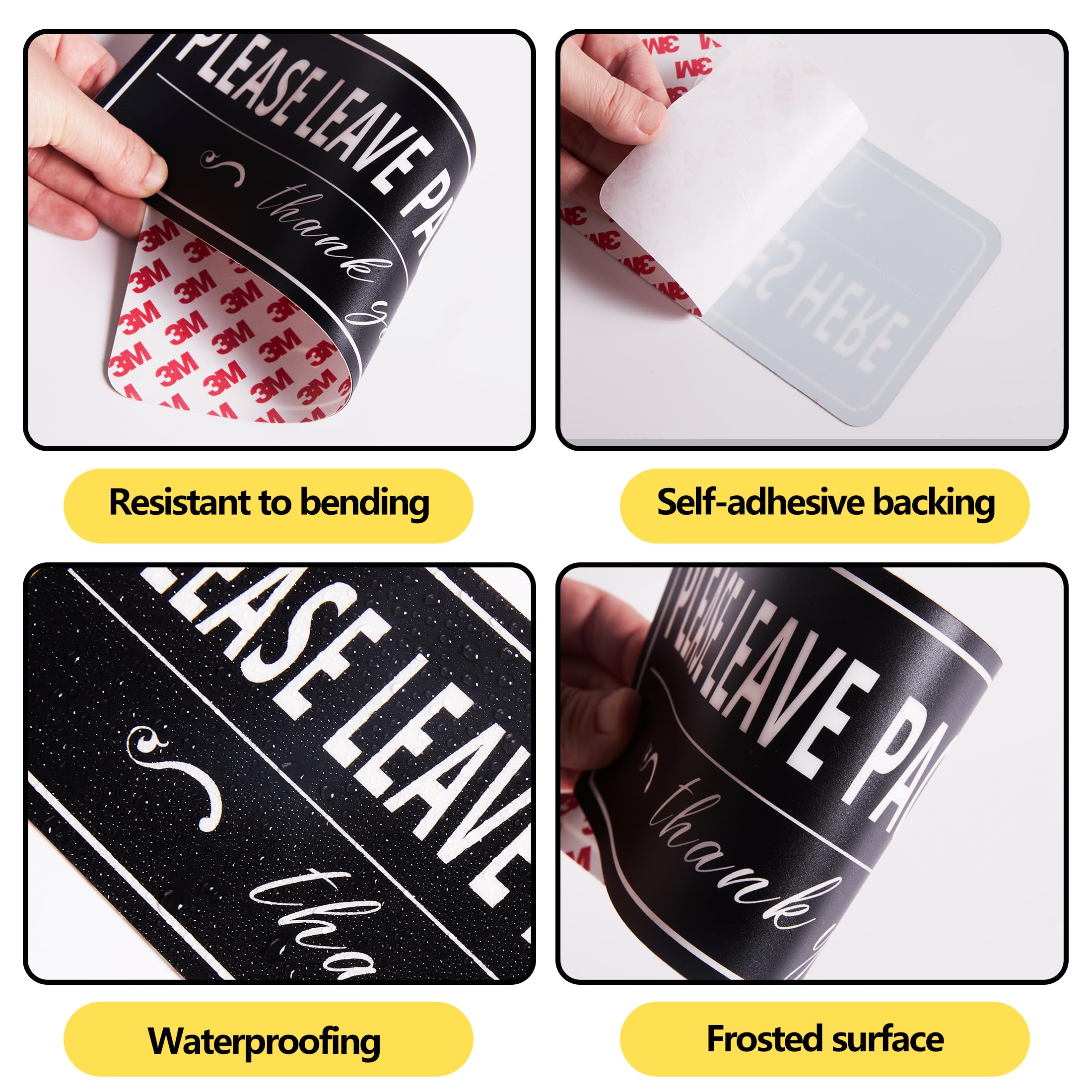 Mua Please Leave Packages and Deliveries Here Sign Sticker，Self ...