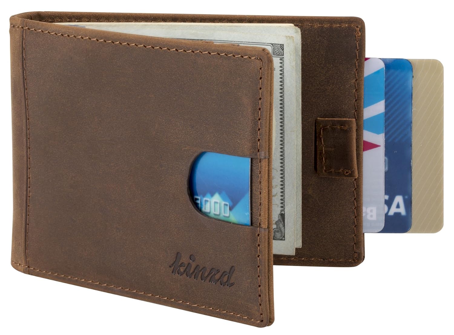 Amazon Com Slim Bifold Leather Front Pocket Wallet Rfid Money Clip - amazon com slim bifold leather fro!   nt pocket wallet rfid money clip toys games