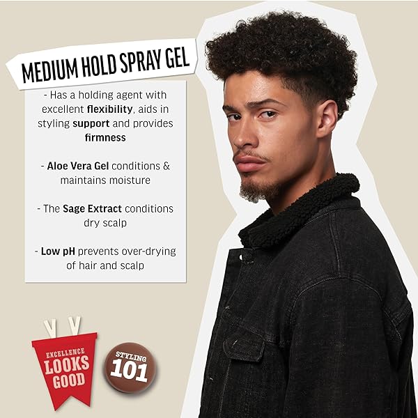 AMERICAN CREW MEN’S HAIR SPRAY, MEDIUM HOLD, 8.45 FL OZ