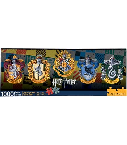 Puzzle Harry Potter Magic Of Hogwarts 1000 Pezzi USAOPOLY - Con Elementi Glow-in-the-dark, Multicolore - 3