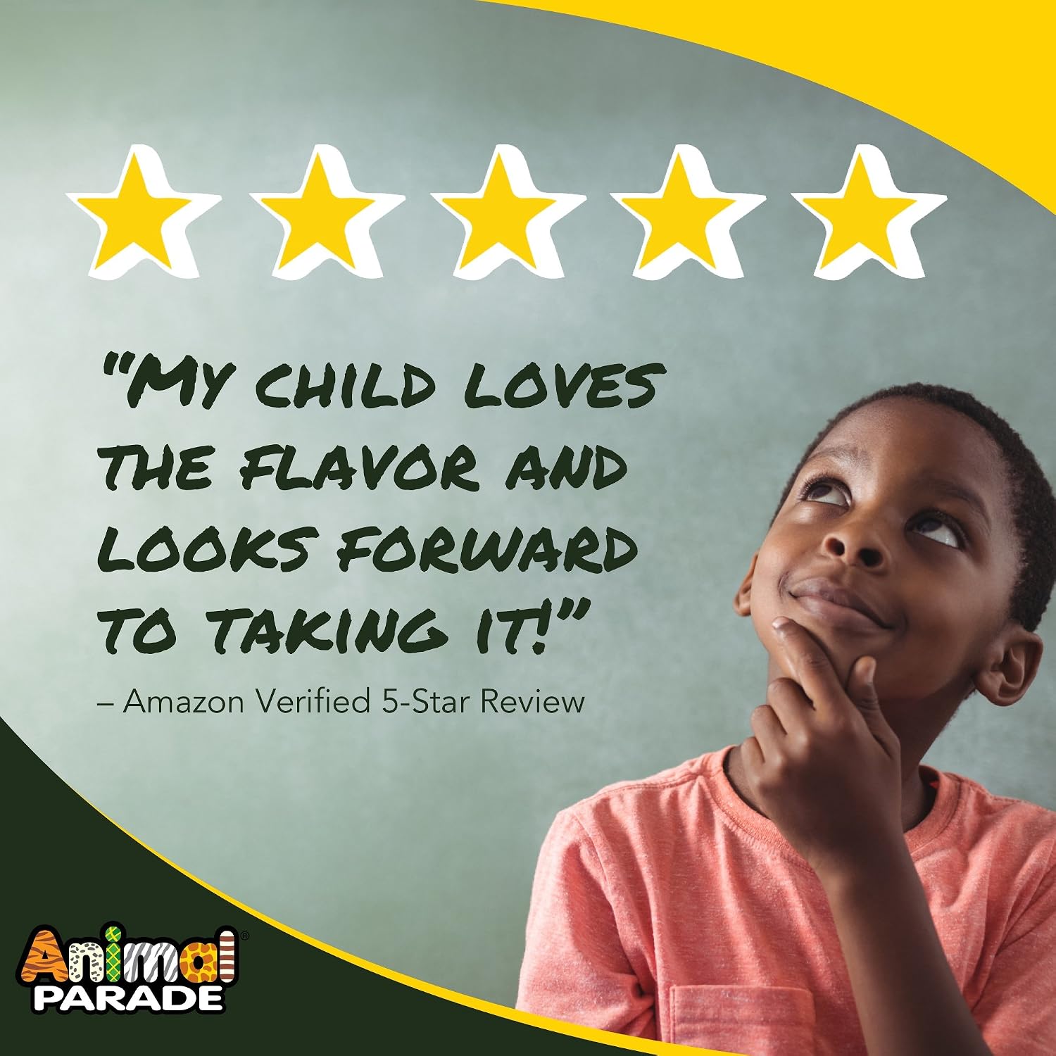 NaturesPlus Animal Parade Gold Liquid Multivitamin, Plant Based Kids' Vitamin and Mineral Complex - Image 3