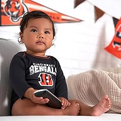 Gerber Unisex Baby NFL 2 Pack Long Sleeve Onesie