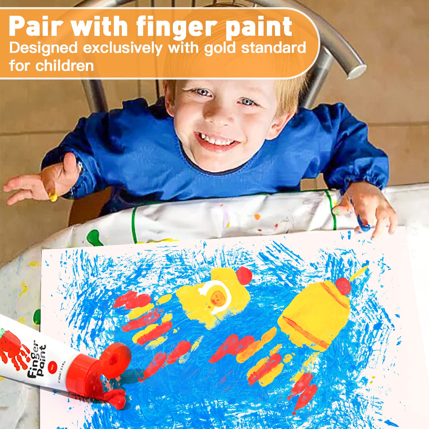 Jar Melo Finger Paint Paper 30 Sheets,10