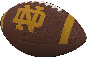 Logo Brands NCAA Unisex Team Stripe Official Size Composite Football