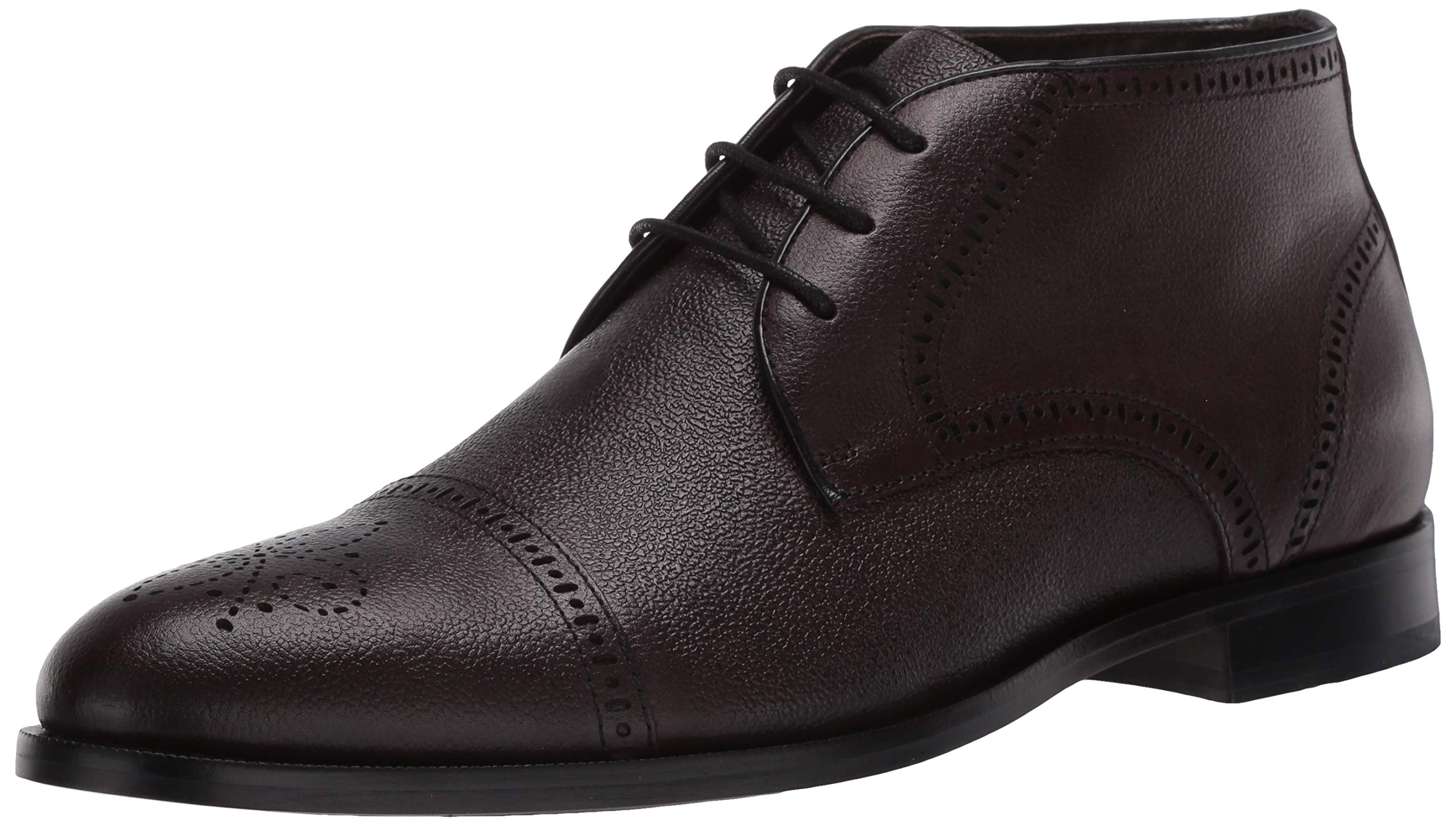 Photo 1 of Marc Joseph New York Men's Genuine Leather Gold Collection Dress Ankle Boot, Wine Mini grainy, 10 M US