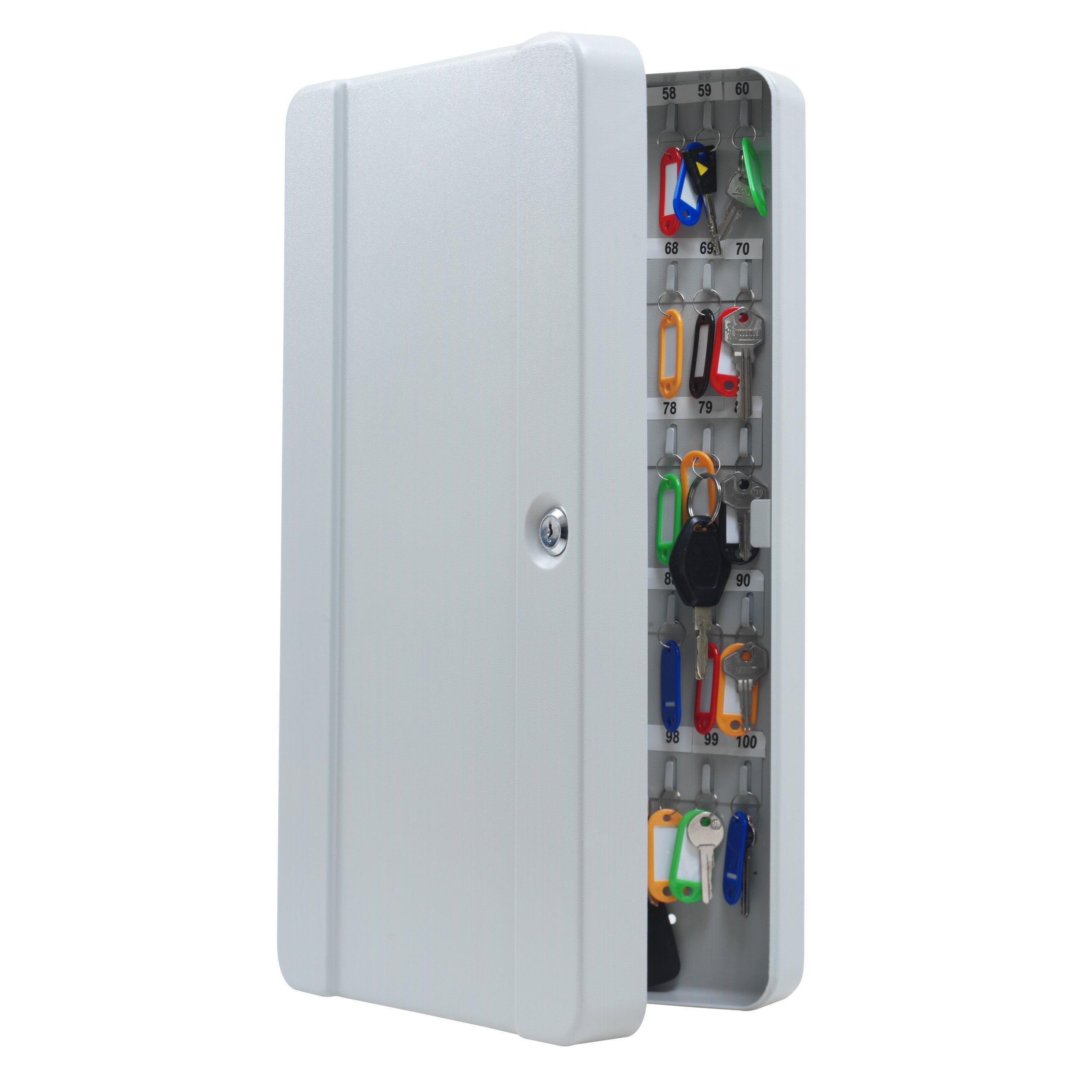 Helix 521110 Key Safe Cabinet (100 Key Capacity) White