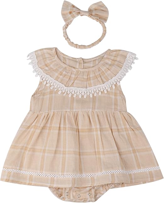 Amazon Co Jp F S Maumu ベビー レース 襟 ワンピース ふわふわ スカート お揃い リボン ヘアバンド ベビー服 赤ちゃん 女の子 かわいい ノースリーブ ロンパース ヘアアクセサリー セット 女児 ドレス 夏服 韓国 ベージュ 90 服 ファッション小物 Amazon Co Jp F S Maumu ベビー レース 襟 ワンピース ふわふわ スカート お揃い リボン ヘアバンド ベビー服 赤ちゃん 女の子 かわいい ノースリーブ ロンパース ヘアアクセサリー セット 女児 ドレス 夏服 韓国 ベージュ 90 服 ファッション小物