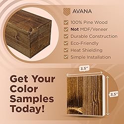 Avana Natural Pine Wood Color Samples - Find Your