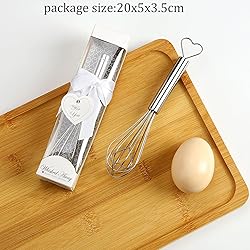 Sunch Craft 30 Pcs Mini Whisk Heart Shaped