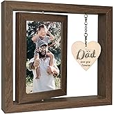 EYITUPC Dad Love You Forever Gifts from Daughter Son Dad Picture Frame for Birthday Father's Day Christmas, Display Two 4x6