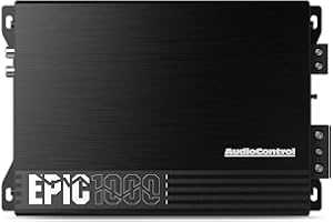 AudioControl EPIC1000 EPIC Series 1000 Watt RMS Compact 1-Channel Monoblock Car Audio Subwoofer Amplifier, Class D, Epic Boos