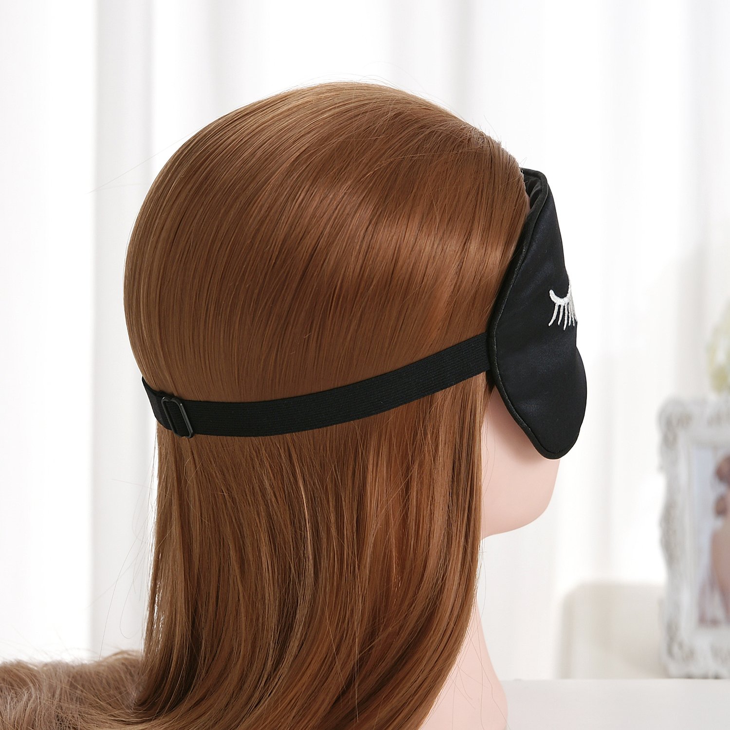 ce bandeau pour les yeux vous aidera à dormir Masque de sommeil 100 soie avec sangle réglable