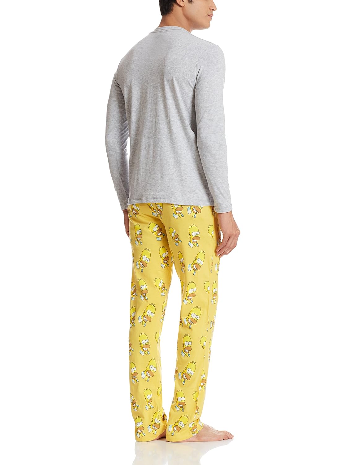 the simpsons men's cotton pyjama set