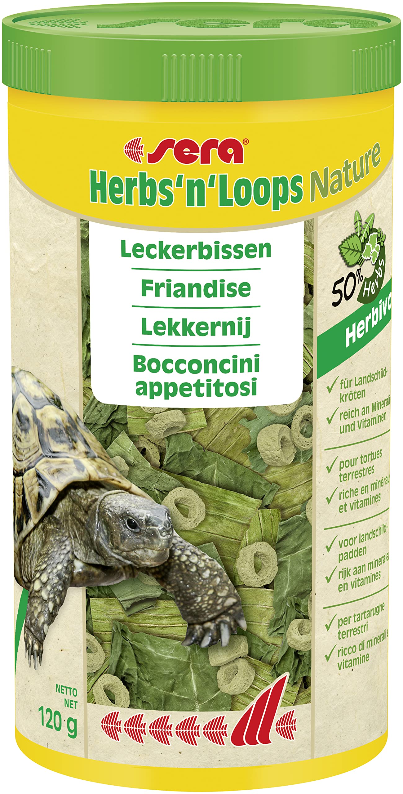 sera reptil Herbs-n-Loops Pet Food, 1000 ml