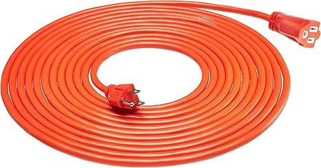AmazonBasics 16/3 Vinyl Outdoor Extension Cord, 25 Foot