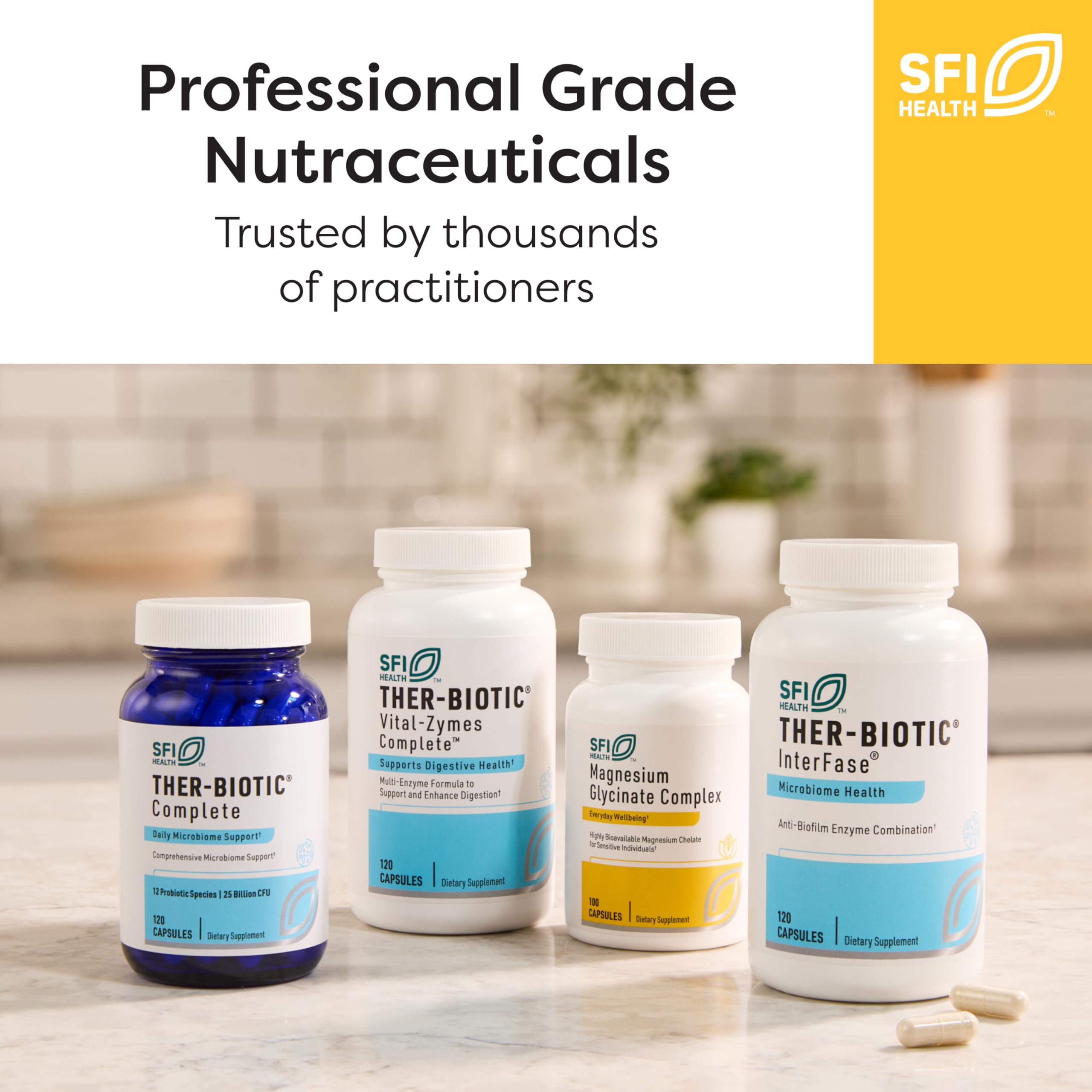 Klaire Labs SFI Health L-Lysine - 500 Milligrams Essential Amino Acid Support for Immune Health & Collagen Formation, Hypoallergenic & Dairy-Free (100 Capsules) (Pack of 2)