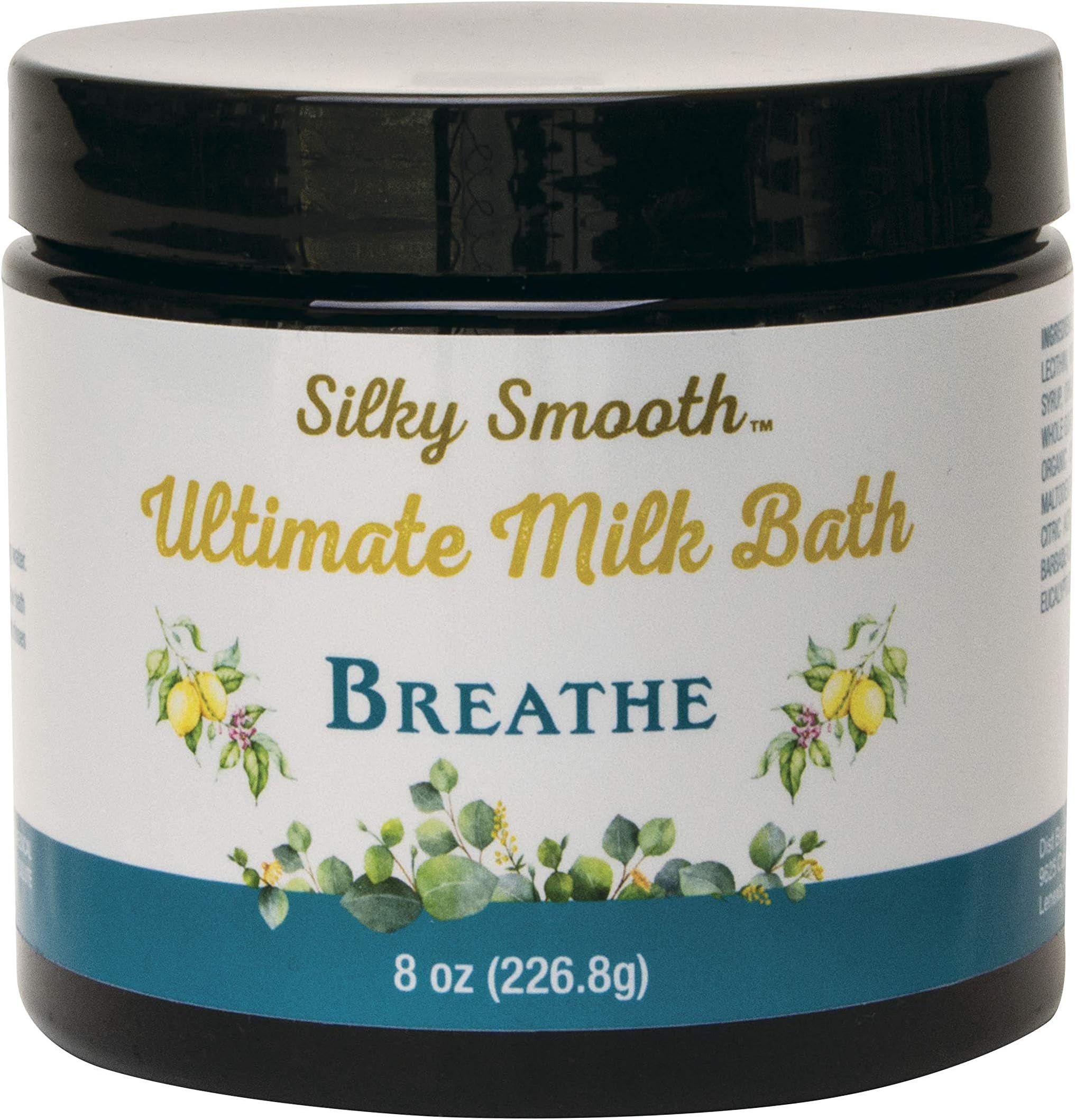 Ultimate Milk Bath | Three Types of Milk, with Honey, Aloe, and Dead Sea Salt | For Softest Skin | Good for Dry Skin, Eczema, Acne, Blackheads, Wrinkles, Crepey Skin and more | Breathe Scent