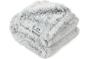 PJYuCien Dog Blanket for Dogs, Puppies and Pets, Lightweight & Portable Fluffy Fleece Throw, Super Soft Plush Cat Blanket for