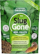 Vitax Slug Gone Wool Pellets 3.5L Organic Slug Barrier Garden Soil Care