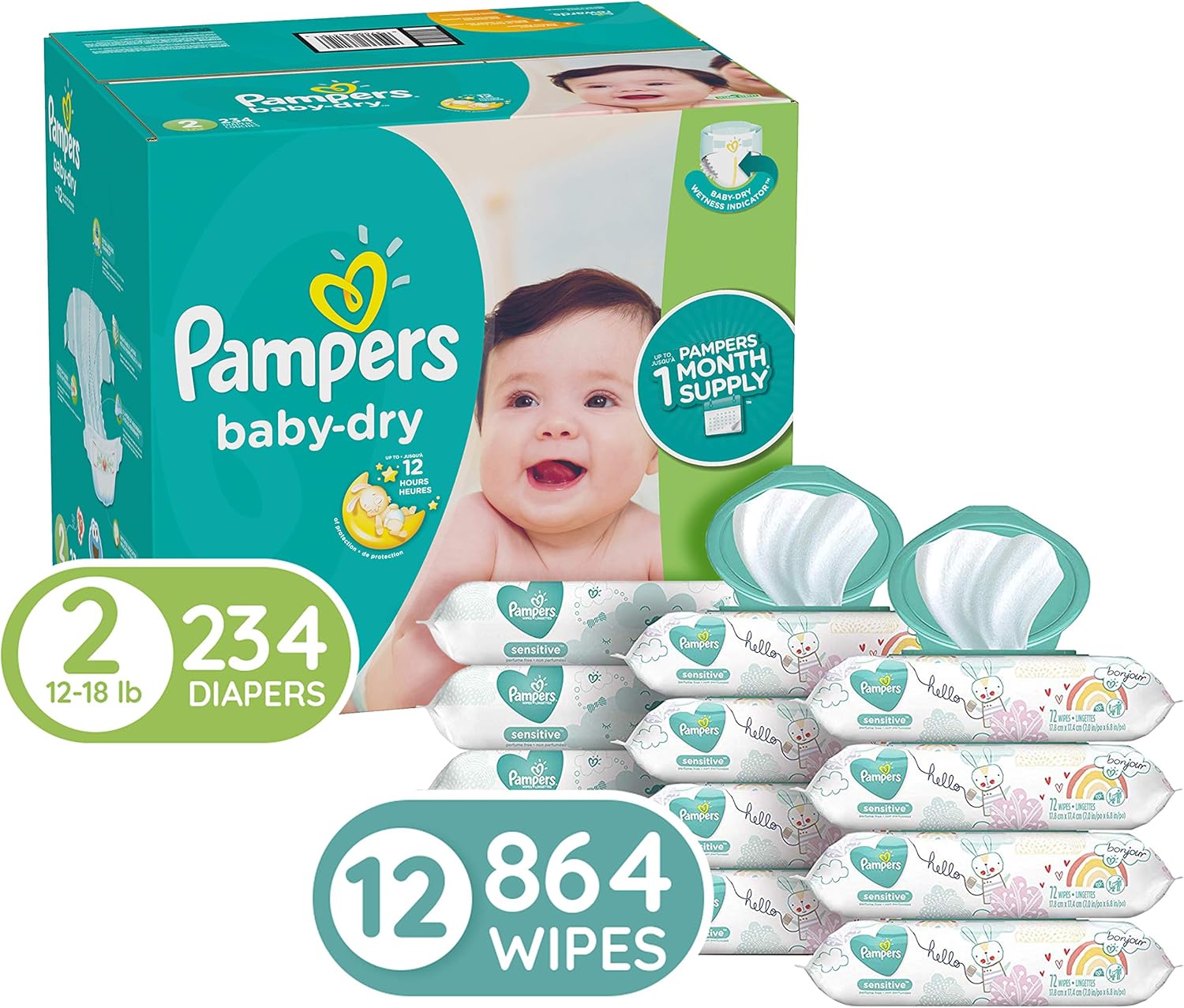 Pampers Diapers And Wipes