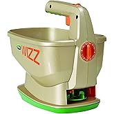 Scotts Wizz Year-Round Spreader - Battery Powered, Handheld for Even Application of Seed, Fertilizer or Ice Melt (230 sq Mete