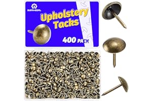Duramedal 400 PCS Upholstery Tacks Upholstery Pins, Sofa Nails,7/16" Head x 11/16" Long Diameter Upholstery Nails Decorative Tacks for Furniture