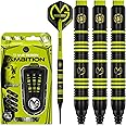 WINMAU Michael Van Gerwen MvG Ambition Professional Brass Darts Set with Flights and Shafts Available in Steeltip and Softip