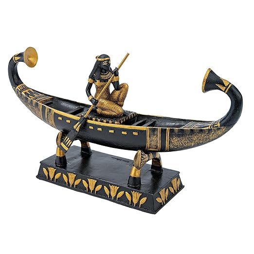 Design Toscano Egyptian Maiden Ferrying to The Field of Reeds Statue