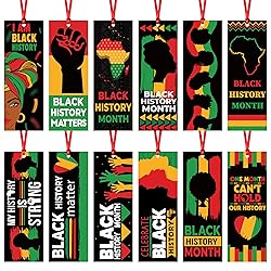 Haooryx Black History Month Bookmarks - 240Pcs