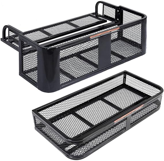 Toolsempire Universal Front ATV Cargo Basket and Rear Rack Drop Basket Luggage