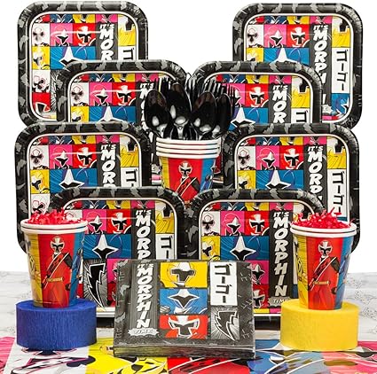 Amazon Com Costume Supercenter Power Rangers Birthday Party