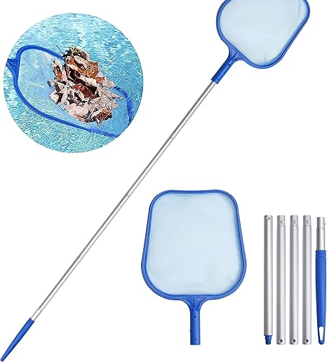 ft shop red para piscina con poste de aluminio skimmer de hoja con red de malla fina para piscinas baneras fuente pecera 1 6m