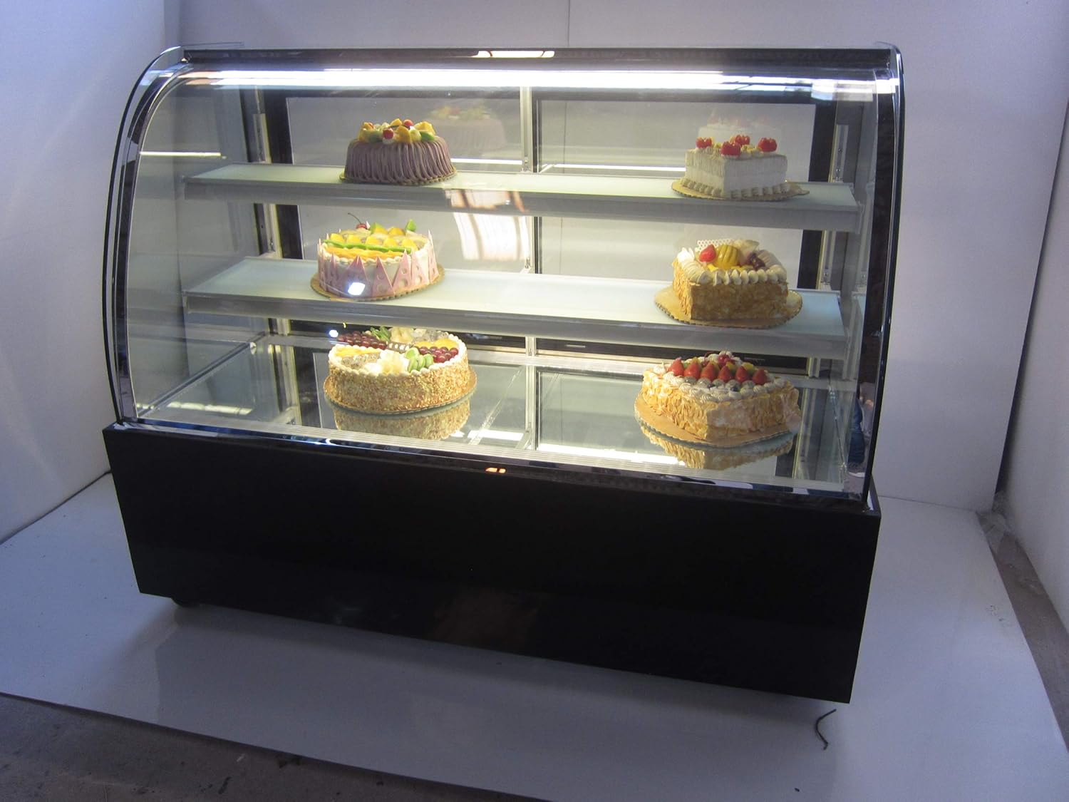 Amazon Com 220v 48 Glass Refrigerated Cake Showcase Pie Bekery