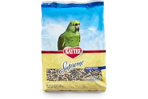 Kaytee Supreme Pet Parrot Bird Food, 5 Pound