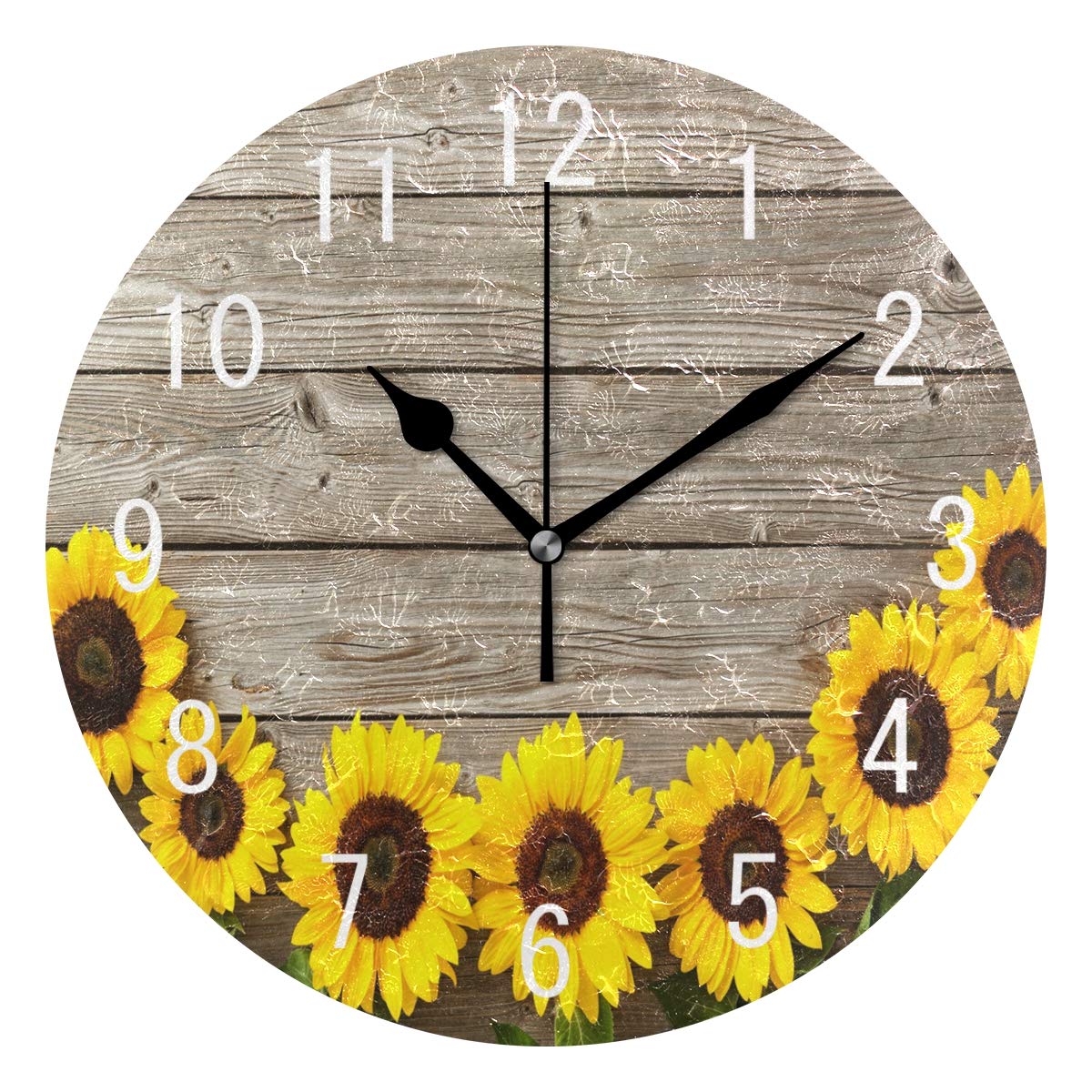 Best Sunflower Kitchen Clock