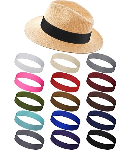Lot De 6 Bandeaux De Chapeau Cowboy Éthnique - Multicolore, Perles Bleues, Pour Décorer Fedora Et Chapeaux De Paille