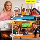 Antonki 2 Pack Digital Kitchen Timers Magnetic Countdown Alarm 99:59 view 5