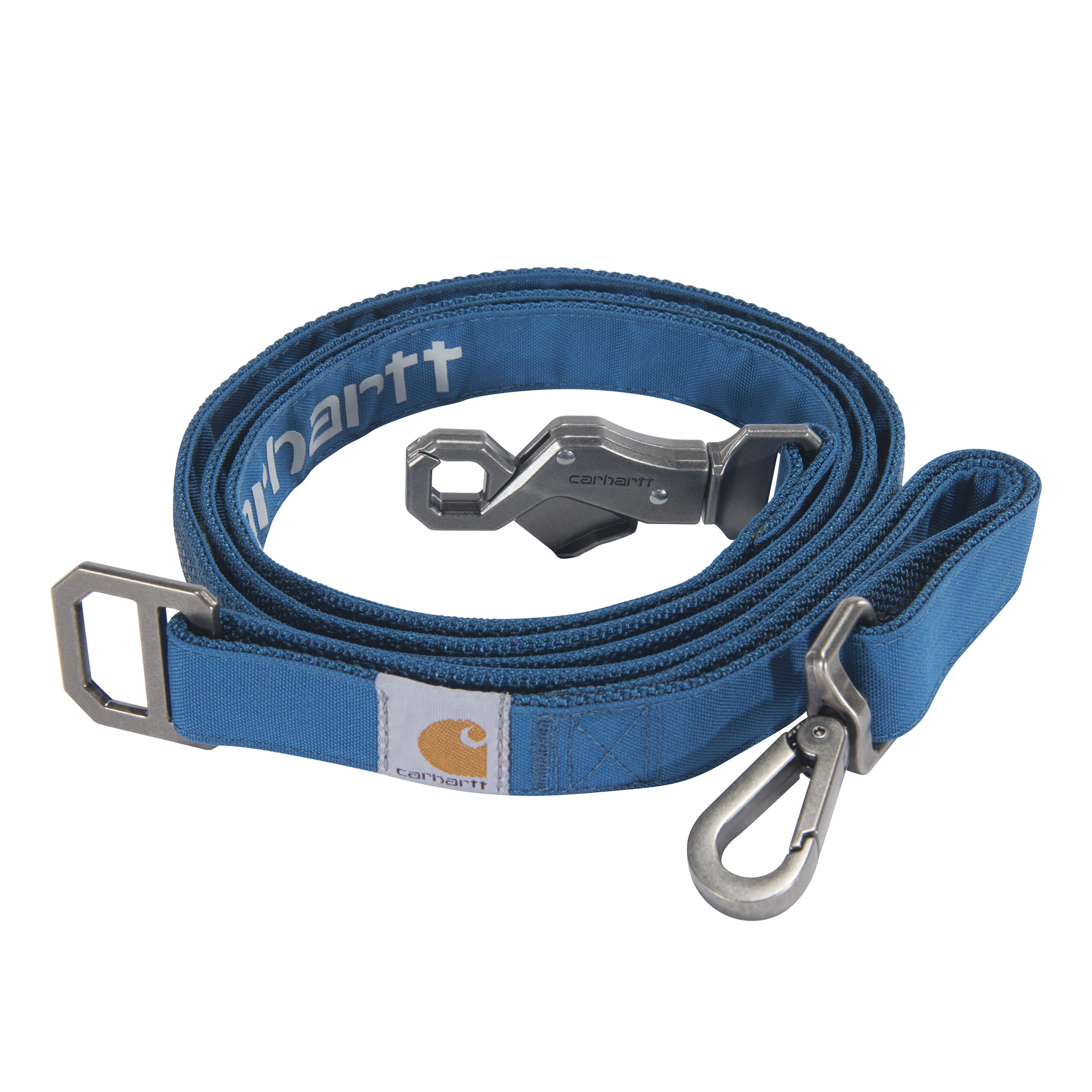 Carhartt Pet Durable Nylon Duck Leashes for Dogs, Reflective Stitching for Visibility, Marine Blue, Large — image 1