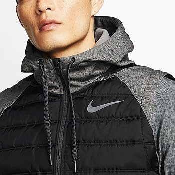chaleco nike hombre gris