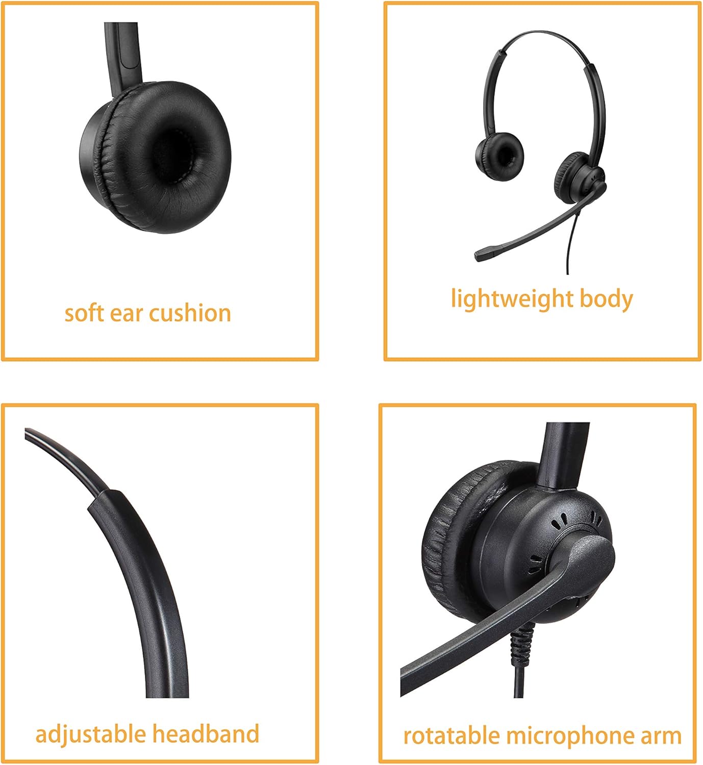 USB Headset for Zoom Meeting, Video Conferencing Headset with Mute