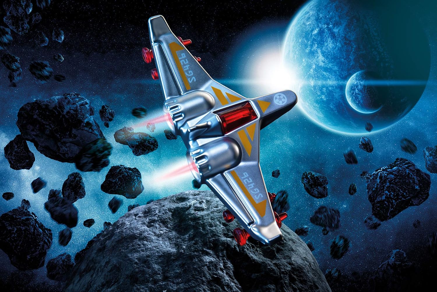 SmartGames, Asteroids Alert!, Think Game, Get Indemnated from the Asteroid Field, 60 Challenges of Different Levels, 1 Player - Image 4