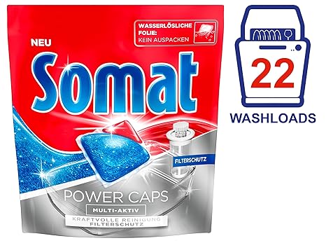 Somat Power Caps Multi-Aktiv mit Filterschutz, 7er Pack(7 x 22 Stück)