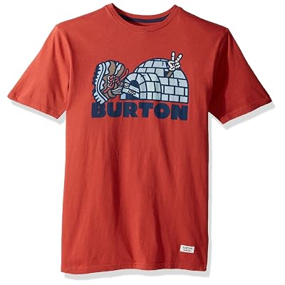 Burton Men’s Colfax Short Sleeve T-Shirt – Regular Fit Organic Cotton Tee