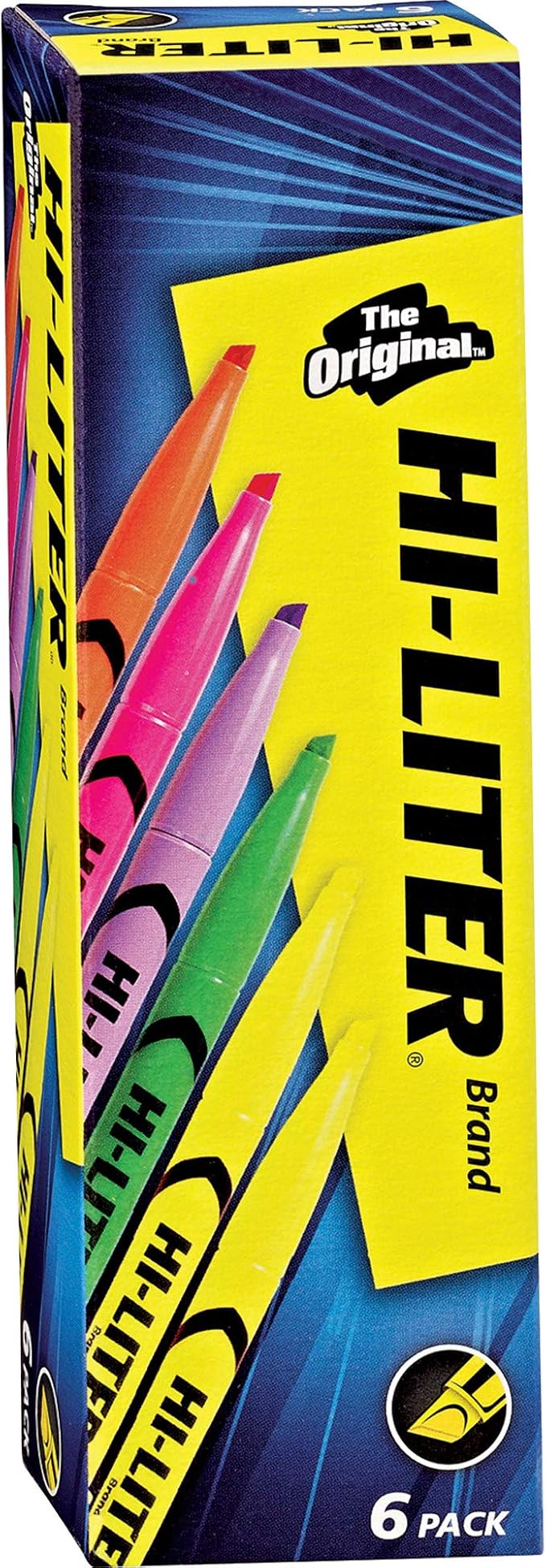Avery HiLiter Pen Style Highlighter, Chisel Tip, NonToxic, Assorted