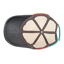 Zessano Genuine Leather Unisex Baseball Cap
