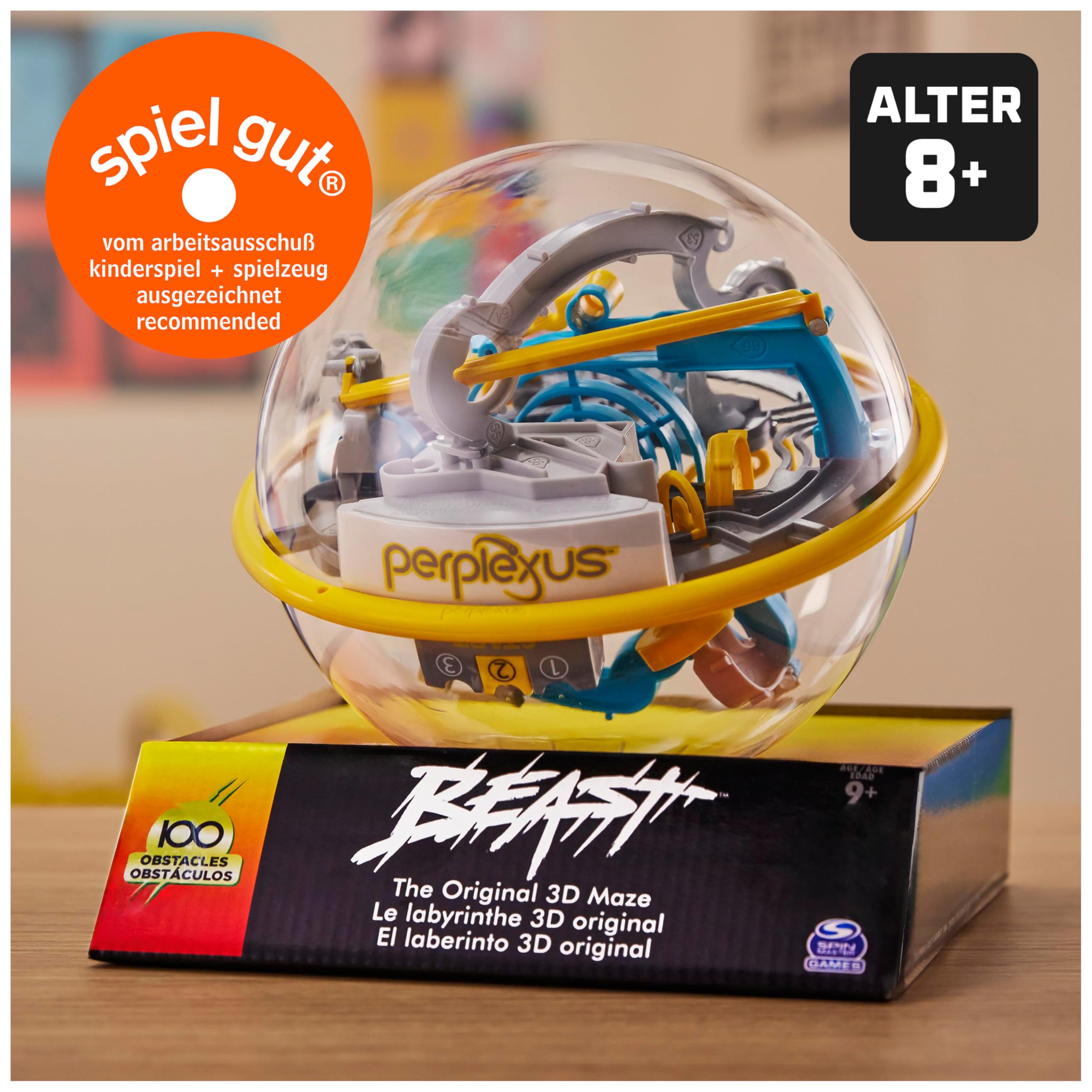 Spin Master Games - Perplexus Beast 3D-Kugellabyrinth mit 100 Hindernissen, Geduldsspiel für Kinder ab 9 Jahren und Erwachsene 2