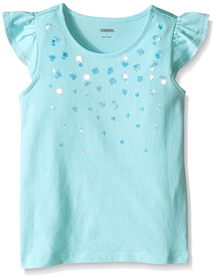 aqua sequin top