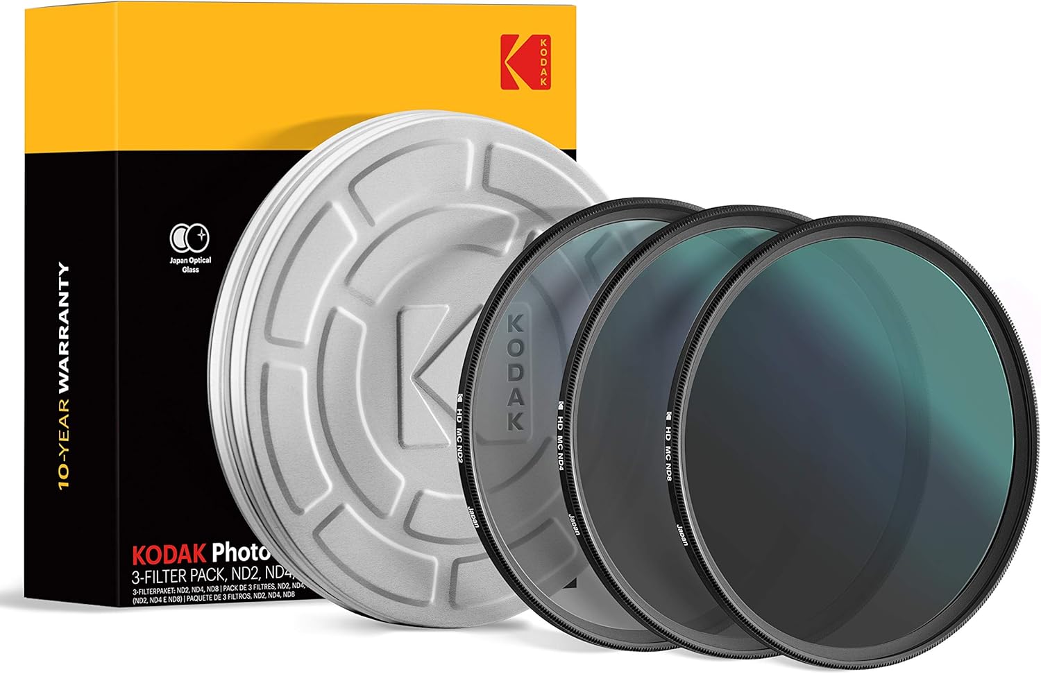 KODAK 49mm Neutral Density Filter Set Pack of [3] ND2